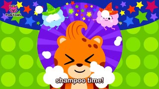 Wash My Hair _ Everybody, fun time, shampoo time! _ Healthy Habits _ Pinkfong Songs for Children-Dx9q8pbVqjA