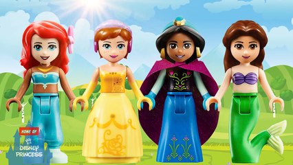 ♥ Wrong Heads Disney Princess Frozen Anna Belle Jasmine Ariel LEGO Finger Family Song Nursery Rhymes