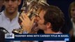 i24NEWS DESK | Federer wins 95th career title in Basel | Sunday, October 29th 2017
