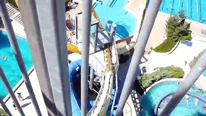 Terme 3000 - AquaLoop _ World's First Looping Slide! (Onride)