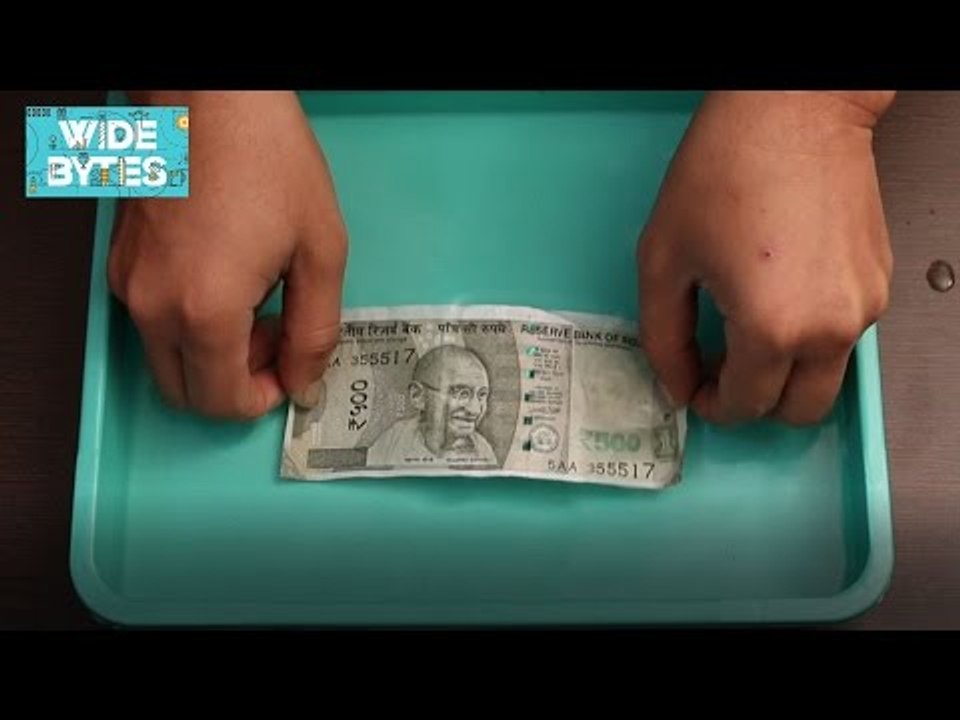 New Rs 500 note epic test! Water resistance test, Cola Test, Fire Test and Crumple test!!!