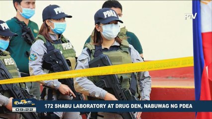 173 shabu laboratory at drug den, nabuwag ng PDEA