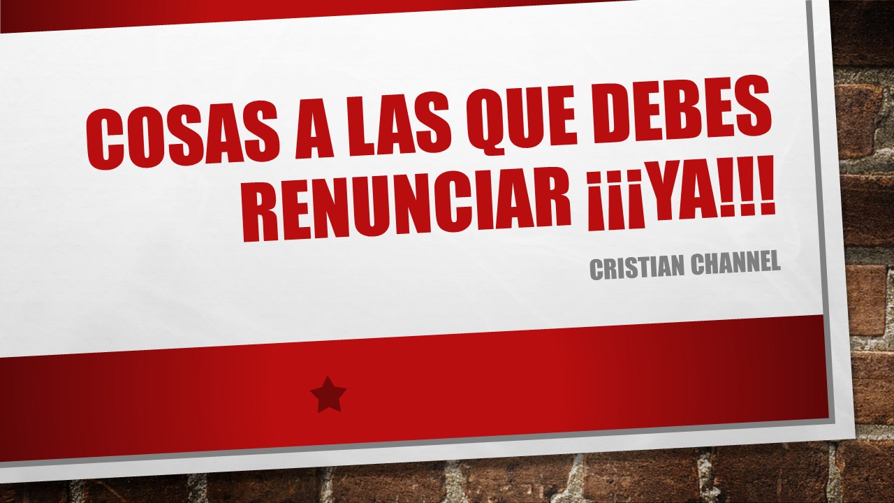 Cosas que debes dejar para tener éxito