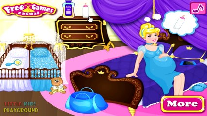 Pregnant Elsa, Cinderella, Ariel and Rapunzel Gives Birth - Baby Games Compilation