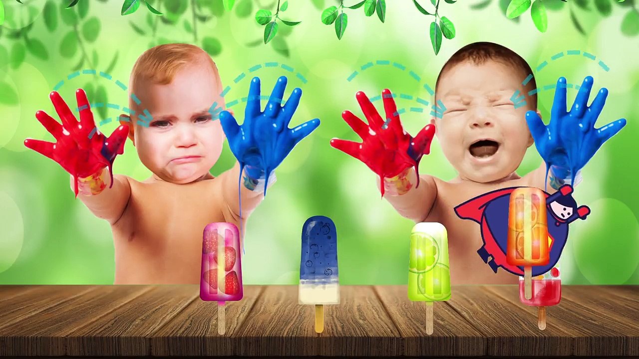 Bad Baby Crying and Learn Colors Colorful Ice Cream Finger Family Songs Collection-tMQBnqajGxk