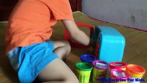 Bad Baby Steals Microwave Play Doh Learn Colors with Johny Johny Yes Papa Nursery Rhymes for Kids-i1WhW_WjYZ8