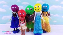 Learn Colors Peppa Pig Finger Family Moana PJ Masks Doc McStuffins Finger Family Nursery Rhymes