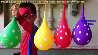 Finger Family Song for Learning Colors with Spiderman Kids Gun Shoot Balloons Nursery Rhymes-vp2w29ItRuU