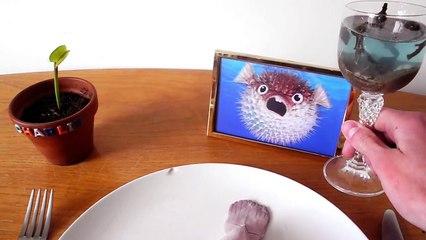 BLOBFISH FOR DINNER!!! Kluna Tik Dinner #57 _ ASMR eating sounds no talk-ruFD5YOQNCk