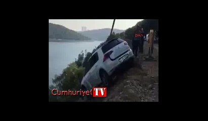 'Arap Emrah' çetesinin baraja attığı 8 araç böyle çıkartıldı