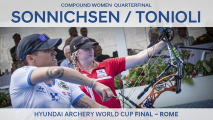 Sarah Sonnichsen v Marcella Tonioli – Compound Women’s Quarterfinal | Rome 2017