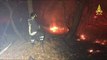 Firefighters Battle Blazes in North Italian Forest Park