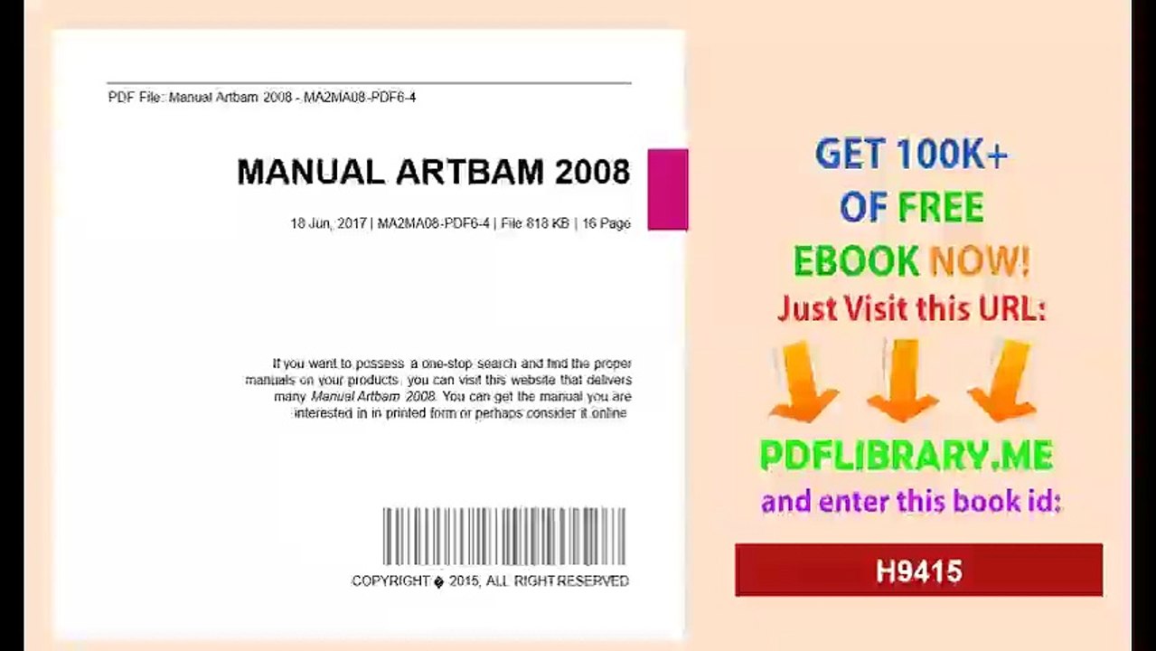 Manual Artbam 2008