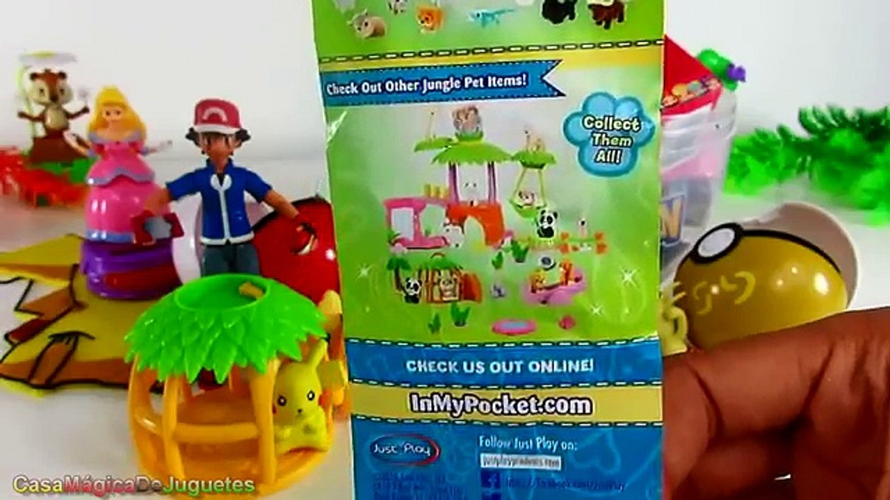 Huevo Sorpresa Gigante de Pikachu de Pokemon Y Duelo Pokemon de Play Doh Plastilina en Español