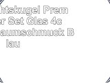 Weihnachtskugel Premium 30er Set Glas 4cm Xmas Baumschmuck Blau