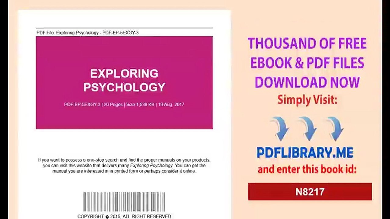 Exploring Psychology