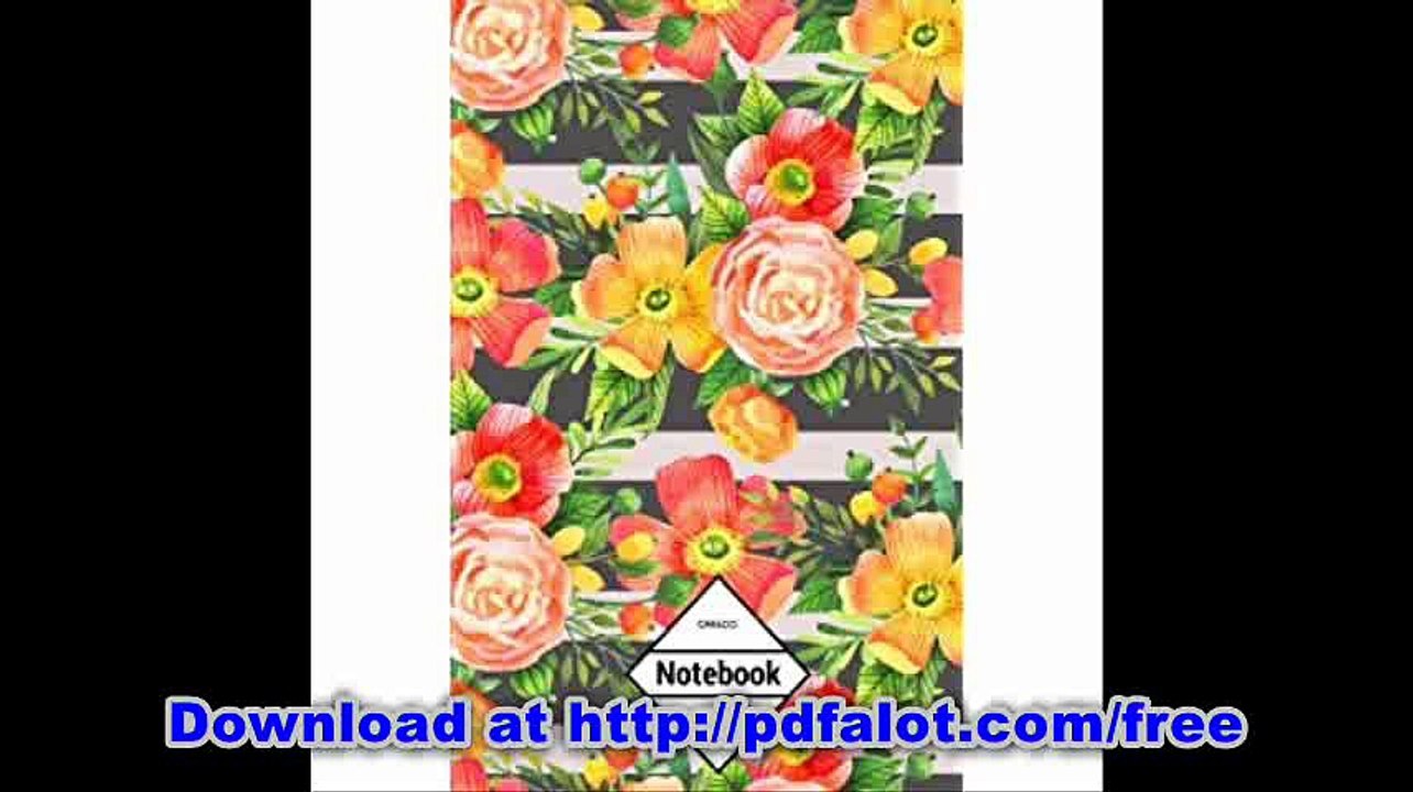 GM&Co Notebook Journal Dot-Grid, Lined, Graph, 120 pages 5.5'x8.5' (Wild Flowers Floral Notebook) (Volume 5)