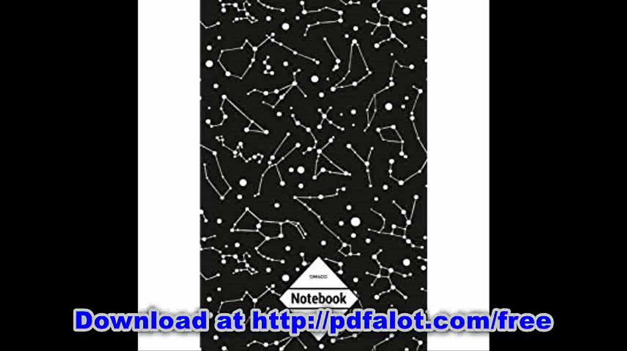 GM&Co Notebook Journal Dot-Grid, Lined, Graph, 120 pages 5.5'x8.5' Astronomy Zodiac Stars