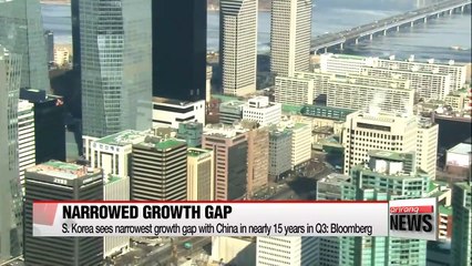 South Korea sees narrowest growth gap with China in nearly 15 years: Bloomberg