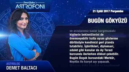 Günlük Burç Yorumu 21 Eylül 2017 Perşembe, Astroloji, Burçlar