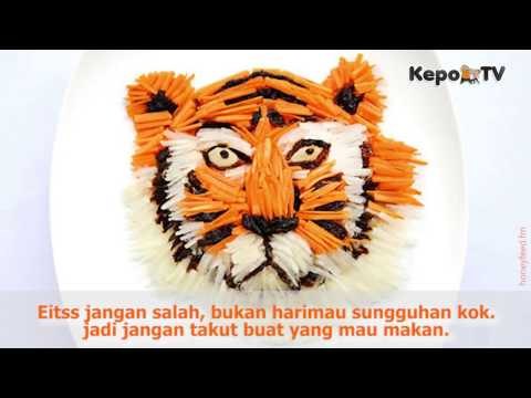 Hiasan-hiasan Makanan Diatas Piring Ini Sangat Cantik Membuat kita Gak Tega Memakannya!