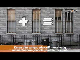 Mural Mural Di Jalanan Yang Super Kreatif Ini Memanfaatkan Benda Benda Di Sekitar Lho!