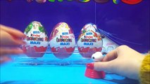 Kinder MAXI Surprise Eggs Unboxing The Peanuts Movie Snoopy Dog Toys Video Kinder Huevos Sorpresa#2