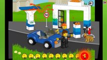 LEGO - Gry dla Dzieci - Stacja paliw Straż pożarna i Pociąg
