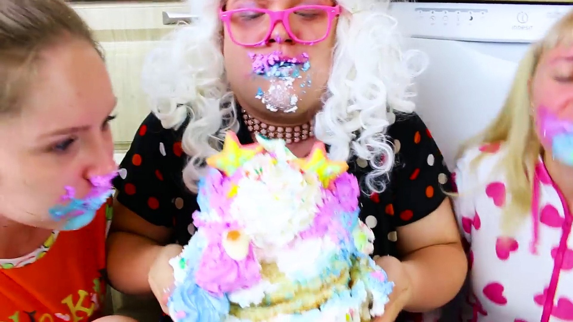 Easter Basket Toys Candy Cake Challenge Granny Victoria Annabelle