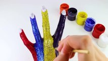 Learn Colors Hand Body Paint Finger Family Nursery Rhymes Surprise Egg Minions Barbie Doll-fdeXF-UuMg8