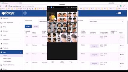 Oddappz driver app demo video