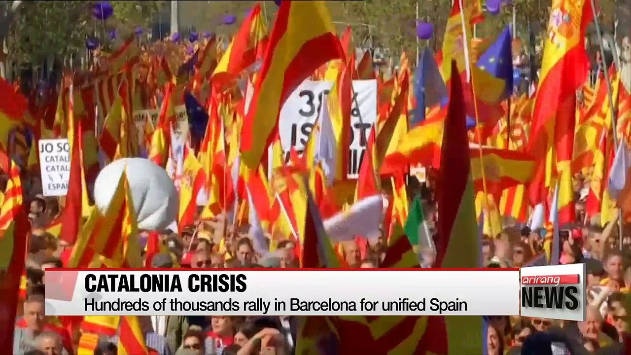 Hundreds of thousands rally for unified Spain