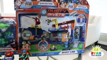 Rusty Rivets on Rescue Mission! Customize Botasaur with Rivet Lab Garage Playset!-JVaTLTWNOkE