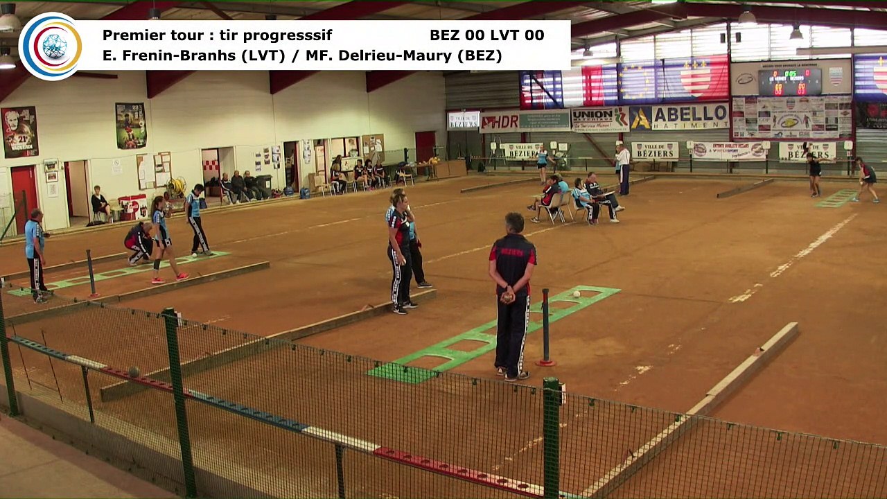 Premier tour, tir progressif, Club Elite Féminin, J3, Béziers contre Le Vernet, octobre 2017