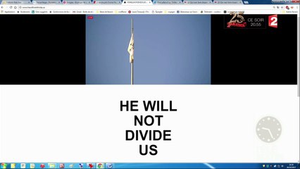 «He will not divide us », l’œuvre controversée à Nantes