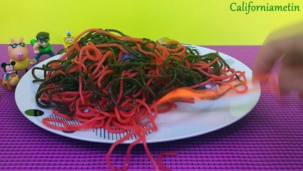 Spaghetti Surprise Peppa Pig Snow White SpongeBob Mickey Mouse Shopkins Ben 10