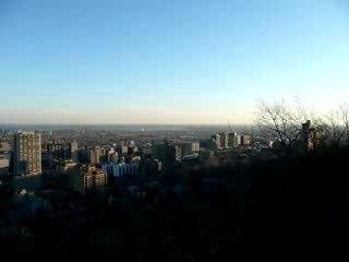 Vue panoramique du centre ville de Montréal