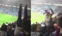Sosyal medya Trabzonlu taraftarın gol sevincini konuşuyor