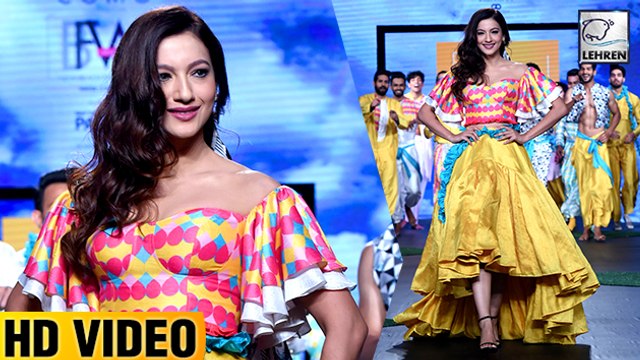 Gauhar Khan's DAZZLING Look On The Ramp Walk At IBFW Goa 2017