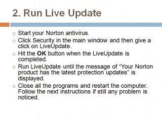 What to do When Scanning Stops in Norton before Reaching 100 Percent?