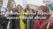 Women rally across France against sexual abuse