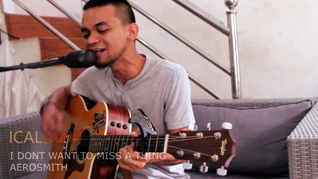 ICAL KUNCI - I DONT WANT TO MISS A THING AEROSMITH (LIVE RECORD)
