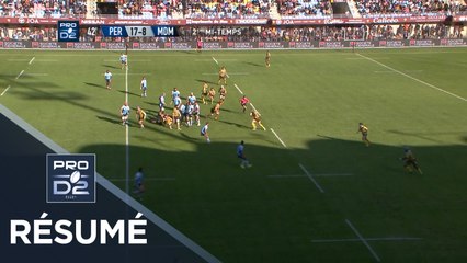 PRO D2 - Résumé Perpignan-Mont de Marsan: 20-44 - J10 - Saison 2017/2018