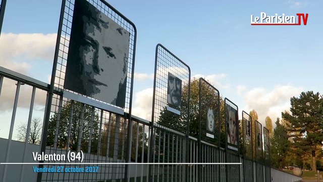 Valenton : des visages de célébrités en Lego exposés au cimetière