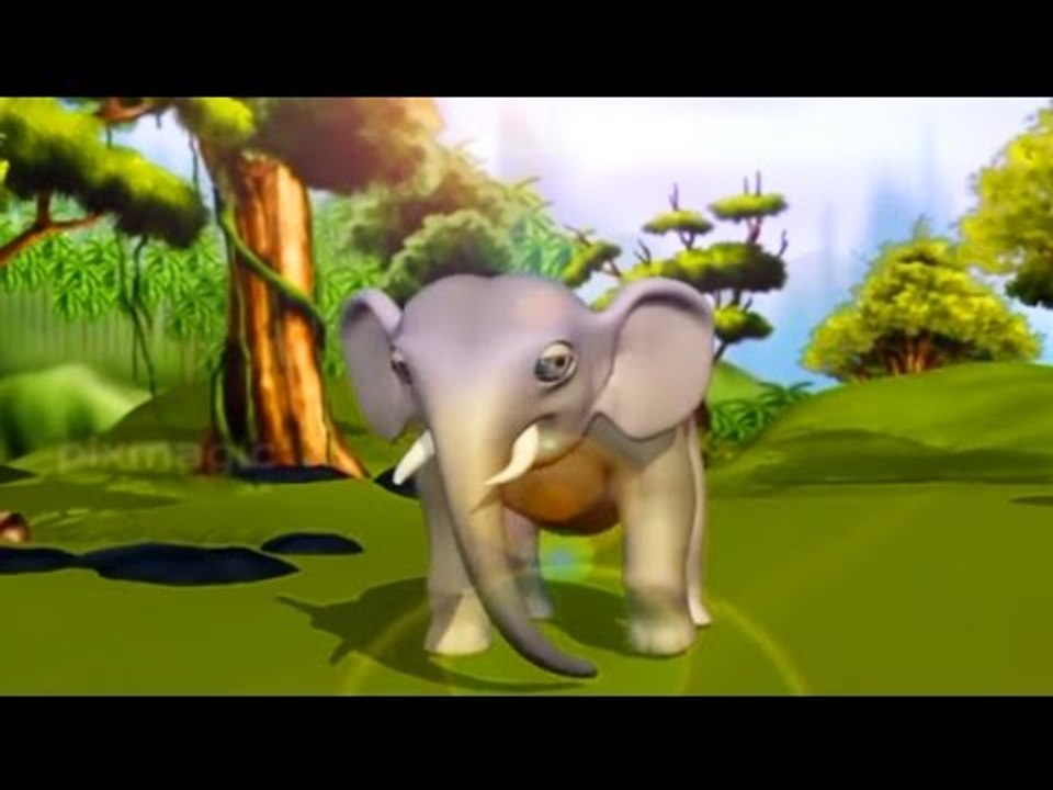 കൊമ്പനാന കറുമ്പനാന | Malayalam Kids Songs | Malayalam Rhymes | Malayalam Cartoon Songs | Animation