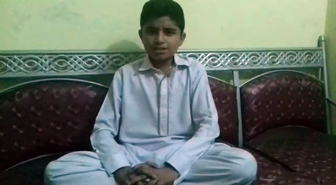 Syed hasnain Ali from rawalpindi reciting a beautiful Naat