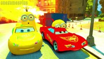 Disney cars Dinoco & Lightning McQueen Minions Childrens Songs Nursery Rhymes