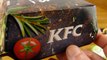KFC - Fire Zinger Coleslaw Burger & Black Pepper Potatoes