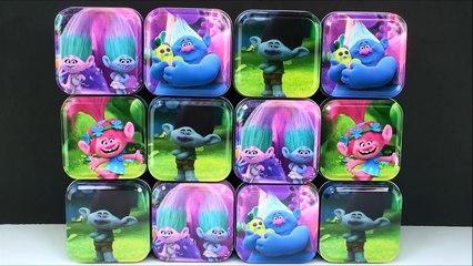 下载视频: Dreamworks Trolls Tins Box Surprises Eggs Easter Plastic Chocolate Blind Bags Series 3 Chupa Chups