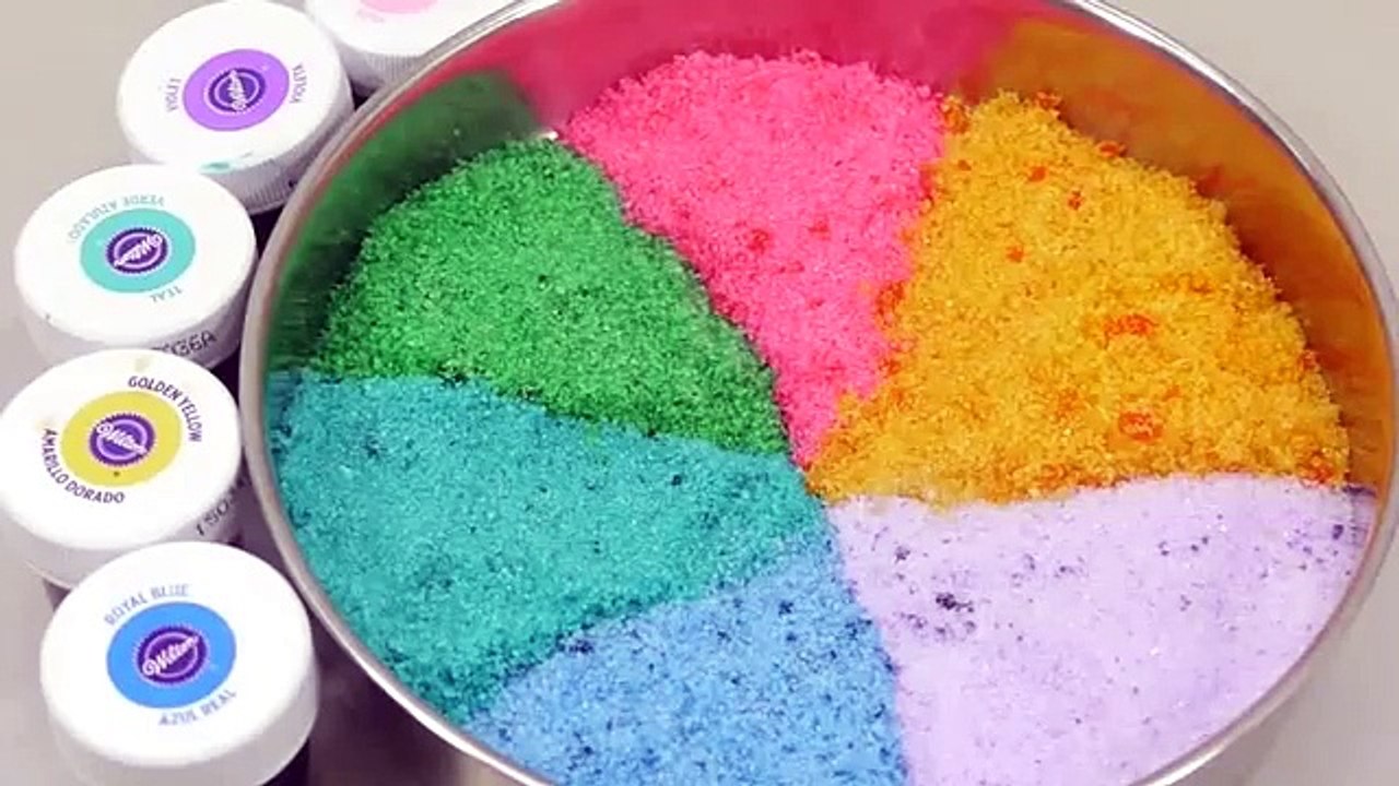 How To Make Rainbow Colors Sugar And Pasta Recipe Learn Colors Cooking DIY 칼라 설탕 가루 와 파스타 만들기 요리놀이